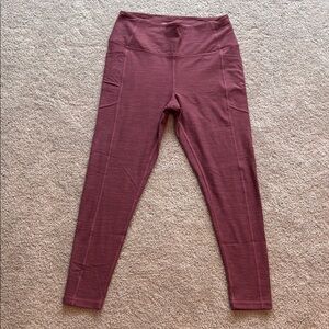 Victoria’s Secret High Waisted Mauve/Pink Super Soft Pocket Leggings Size 10